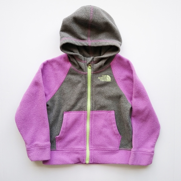 The North Face Other - The North Face fleece jacket 2T girl purple gray